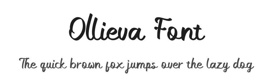 Ollieva Font by yeenstudio — Script Handwritten Font