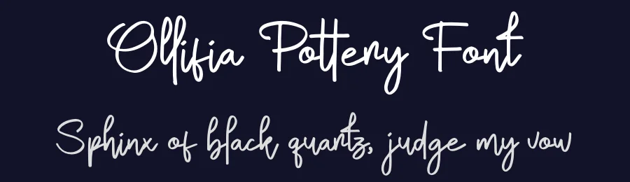 Ollifia Pottery Font by Gracetypestudio — Script Handwritten Font — thumbnail 2