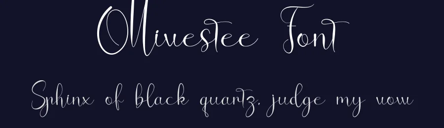 Ollivestee Font by fahmistudio99 — Script Handwritten Font — thumbnail 2