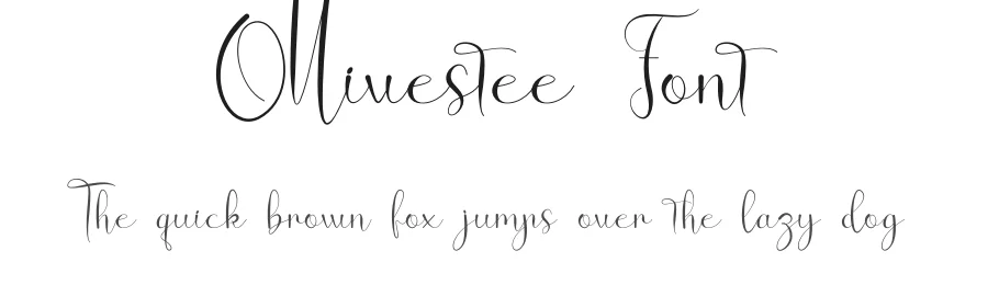 Ollivestee Font by fahmistudio99 — Script Handwritten Font