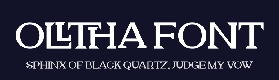 Olltha Font by hayoyuka8 — Serif Font — thumbnail 2
