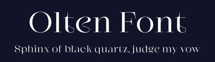 Olten Font by Muhittin Güneş — Serif Font — thumbnail 2