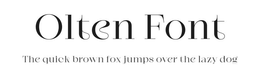 Olten Font by Muhittin Güneş — Serif Font
