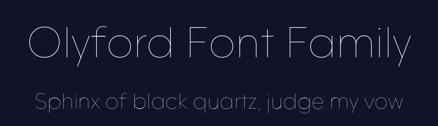 Olyford Font Family by NicolassFonts — Sans Serif Font — thumbnail 2
