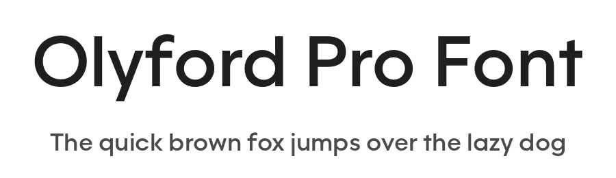Olyford Pro Font by NicolassFonts — Sans Serif Font