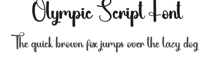 Olympic Script Font by andikastudio — Script Handwritten Font
