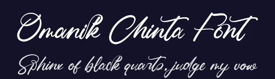 Omanik Chinta Font by letterenastudios — Script Handwritten Font — thumbnail 2