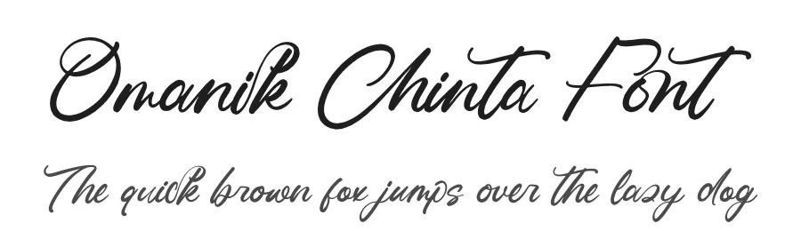 Omanik Chinta Font by letterenastudios — Script Handwritten Font