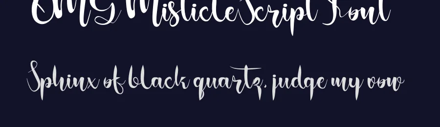 OMG Misticle Script Font by inermediaSTUDIO — Script Handwritten Font — thumbnail 2