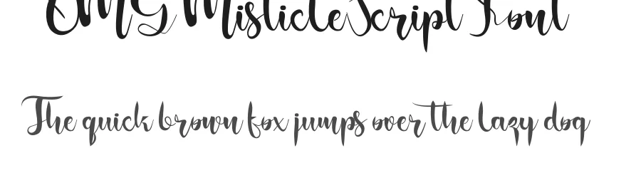 OMG Misticle Script Font by inermediaSTUDIO — Script Handwritten Font