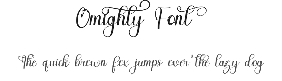 Omighty Font by inermediaSTUDIO — Script Handwritten Font