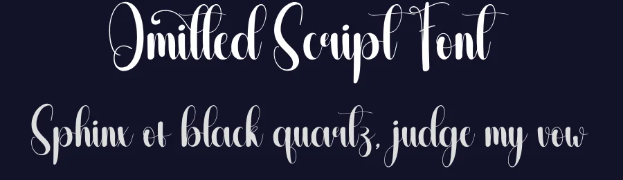 Omitted Script Font by creativeletter — Script Handwritten Font — thumbnail 2