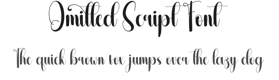 Omitted Script Font by creativeletter — Script Handwritten Font