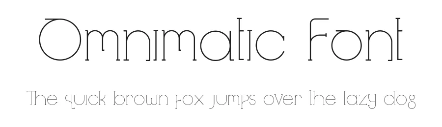 Omnimatic Font by ibracreative — Slab Serif Font