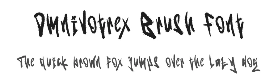 Omnivotrex Brush Font by Dhabee — Script Handwritten Font