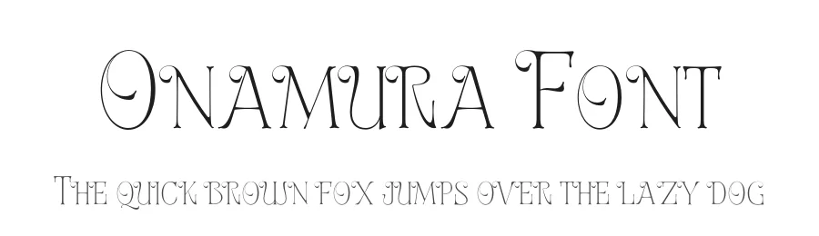 Onamura Font by Balibilly Design — Display Font