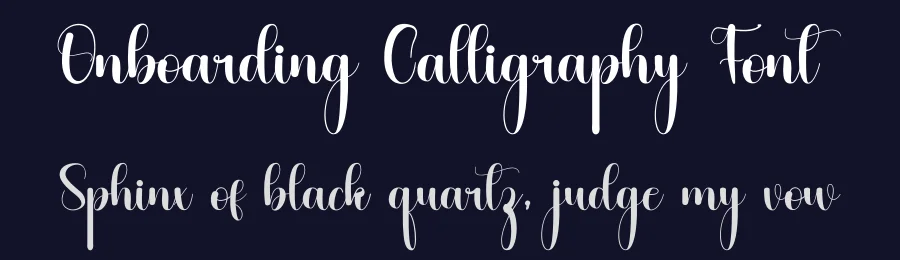 Onboarding Calligraphy Font by inermediaSTUDIO — Script Handwritten Font — thumbnail 2