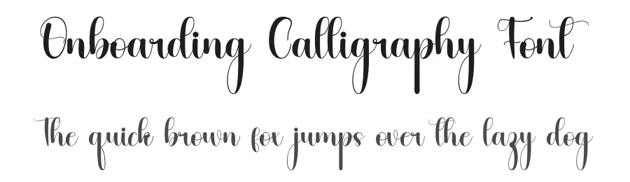 Onboarding Calligraphy Font by inermediaSTUDIO — Script Handwritten Font