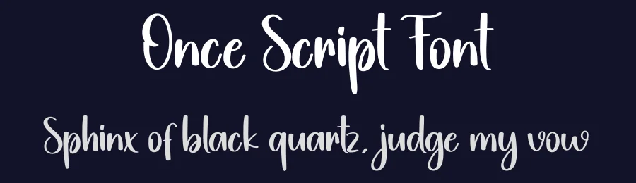 Once Script Font by creativeletter — Script Handwritten Font — thumbnail 2
