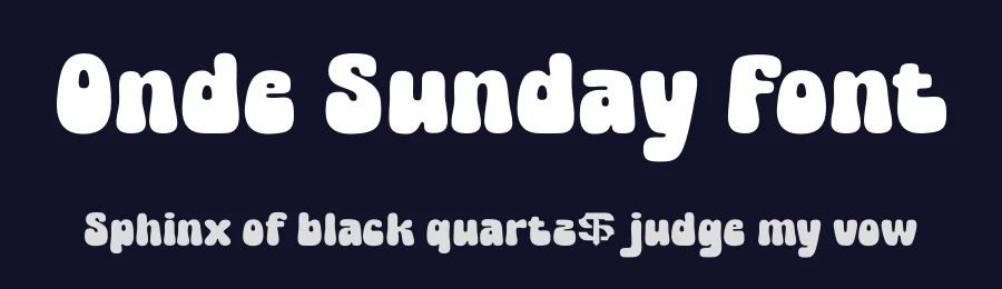 Onde Sunday Font by sixtypefoundry — Decorative Font — thumbnail 2
