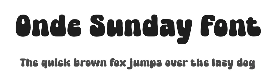 Onde Sunday Font by sixtypefoundry — Decorative Font