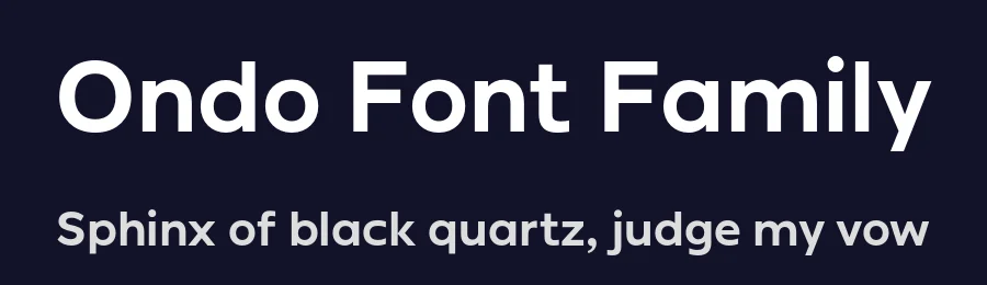 Ondo Font Family by João Symington — Sans Serif Font — thumbnail 2