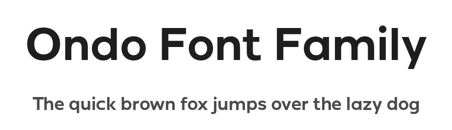 Ondo Font Family by João Symington — Sans Serif Font