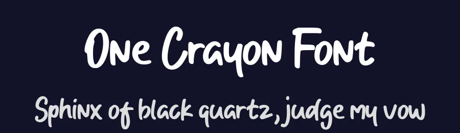 One Crayon Font by balpirick — Decorative Font — thumbnail 2