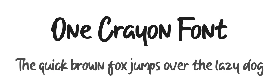 One Crayon Font by balpirick — Decorative Font