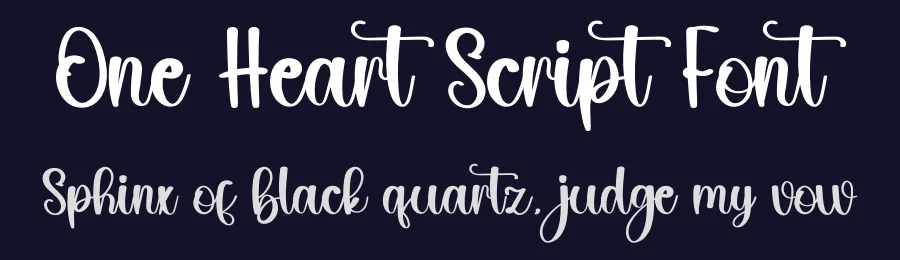 One Heart Script Font by inermediaSTUDIO — Script Handwritten Font — thumbnail 2