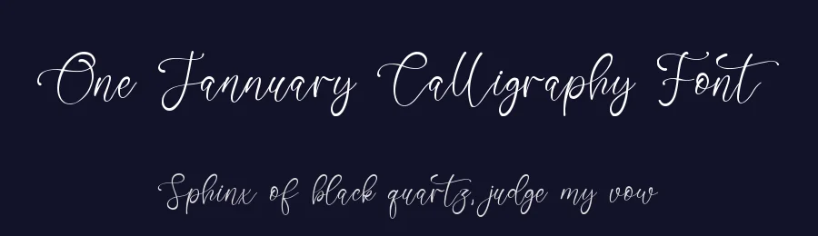 One Jannuary Calligraphy Font by fontkong — Script Handwritten Font — thumbnail 2