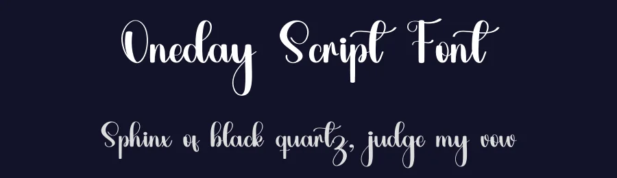 Oneday Script Font by inermediaSTUDIO — Script Handwritten Font — thumbnail 2