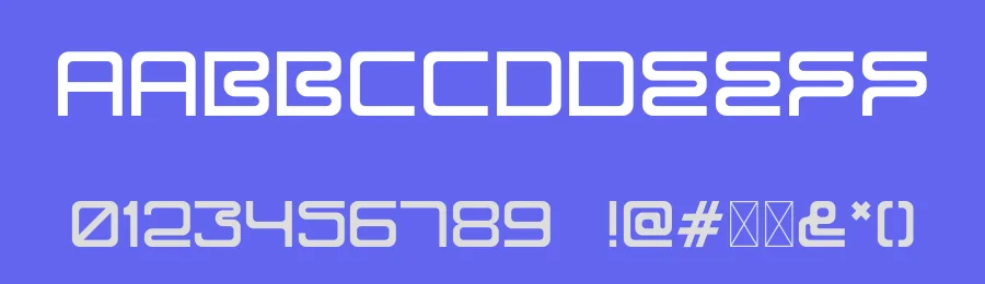 Onek Tubular Font by Onek Studio — Display Font — thumbnail 3