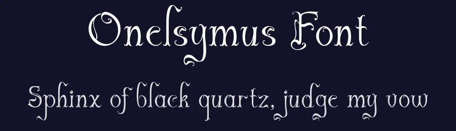 Onelsymus Font by TypeClassHeroes — Display Font — thumbnail 2