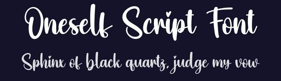 Oneself Script Font by creativeletter — Script Handwritten Font — thumbnail 2