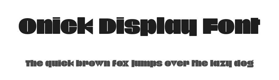 Onick Display Font by Dharma Type — Display Font
