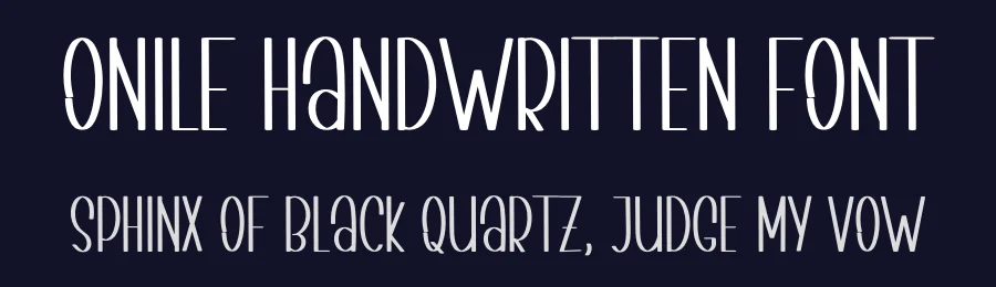 Onile Handwritten Font by inermediaSTUDIO — Display Font — thumbnail 2