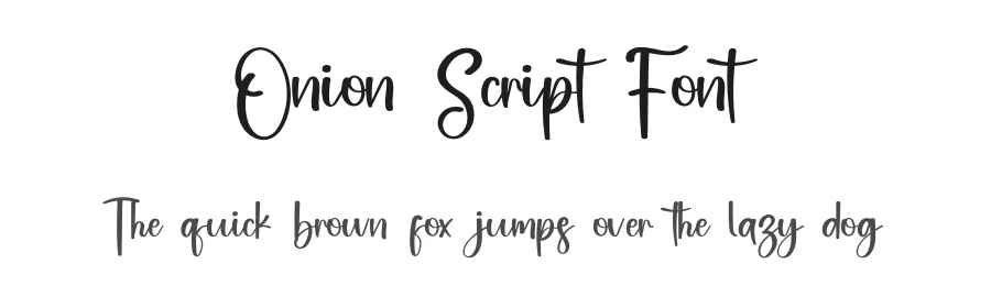 Onion Script Font by inermediaSTUDIO — Script Handwritten Font