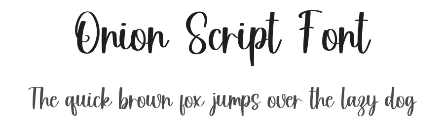 Onion Script Font by inermediaSTUDIO — Script Handwritten Font