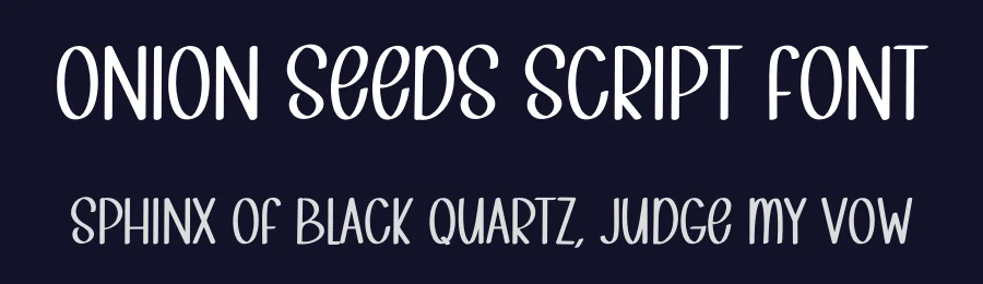 Onion Seeds Script Font by inermediaSTUDIO — Display Font — thumbnail 2