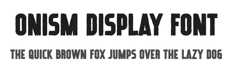 Onism Display Font by Almarkha Type — Display Font