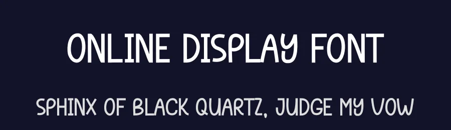 Online Display Font by andikastudio — Display Font — thumbnail 2