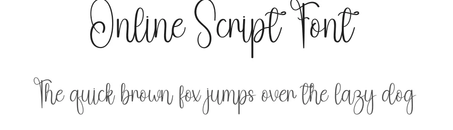 Online Script Font by andikastudio — Script Handwritten Font