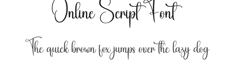 Online Script Font by andikastudio — Script Handwritten Font