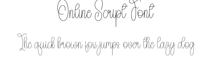 Online Script Font by andikastudio — Script Handwritten Font