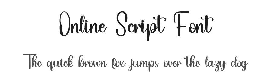 Online Script Font by inermediaSTUDIO — Script Handwritten Font
