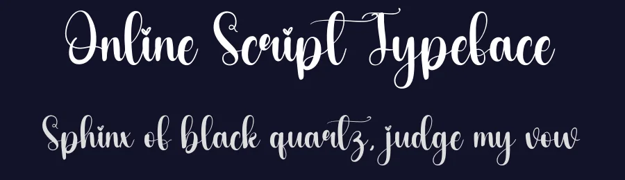 Online Script Typeface by creativeletter — Script Handwritten Font — thumbnail 2