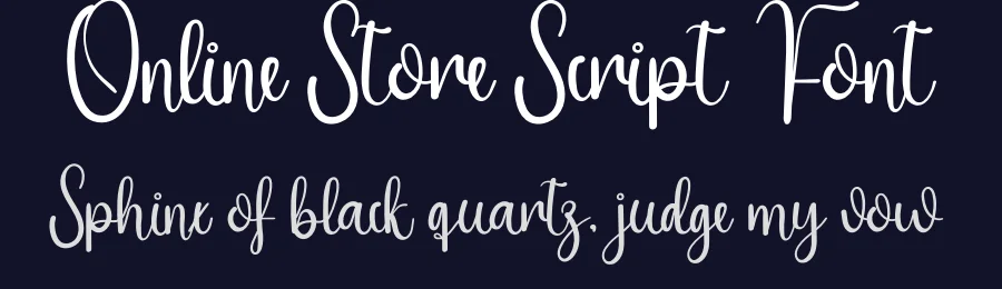 Online Store Script Font by creativeletter — Script Handwritten Font — thumbnail 2