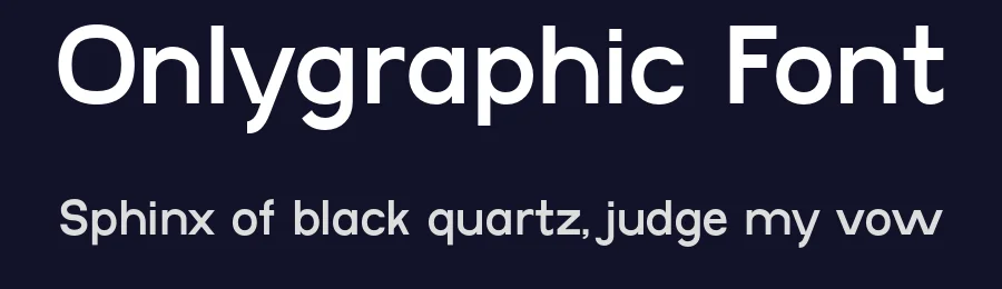 Onlygraphic Font by glyphminds.studios — Decorative Font — thumbnail 2