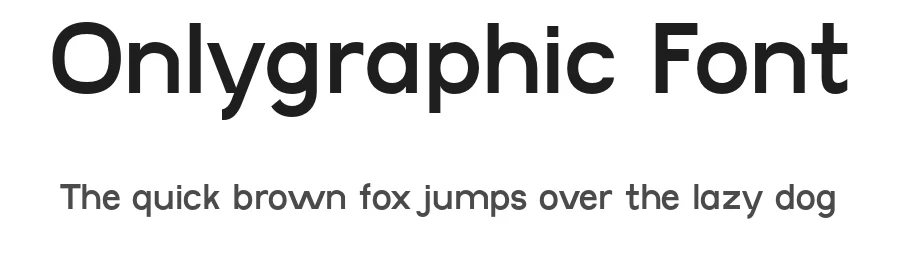 Onlygraphic Font by glyphminds.studios — Decorative Font